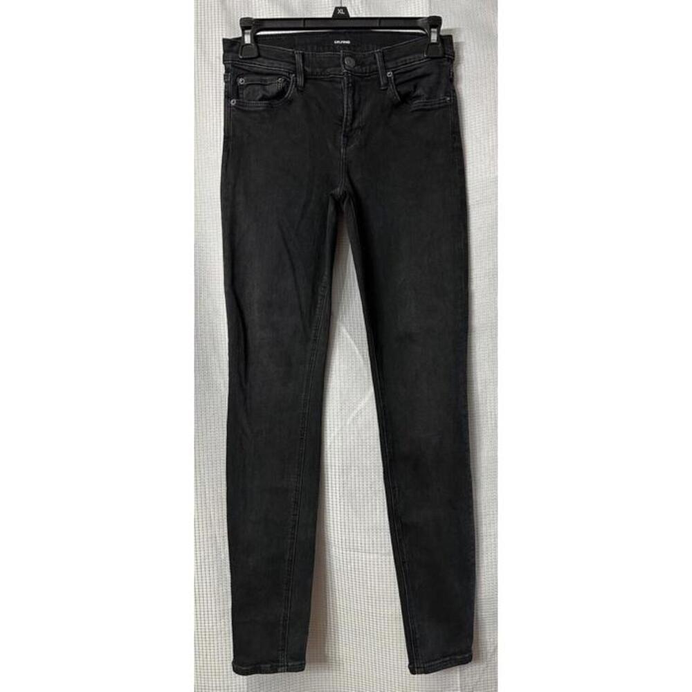 Grlfrnd Womens Candice Love Hangover Black Jeans‎ Designer Denim Size 25 EUC